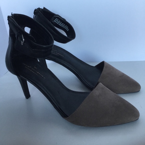 NWOT American Eagle size 9 suede-leather heels - Picture 2 of 5
